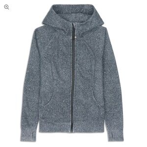 Lululemon Scuba hoodie jacket size 2 dark grey